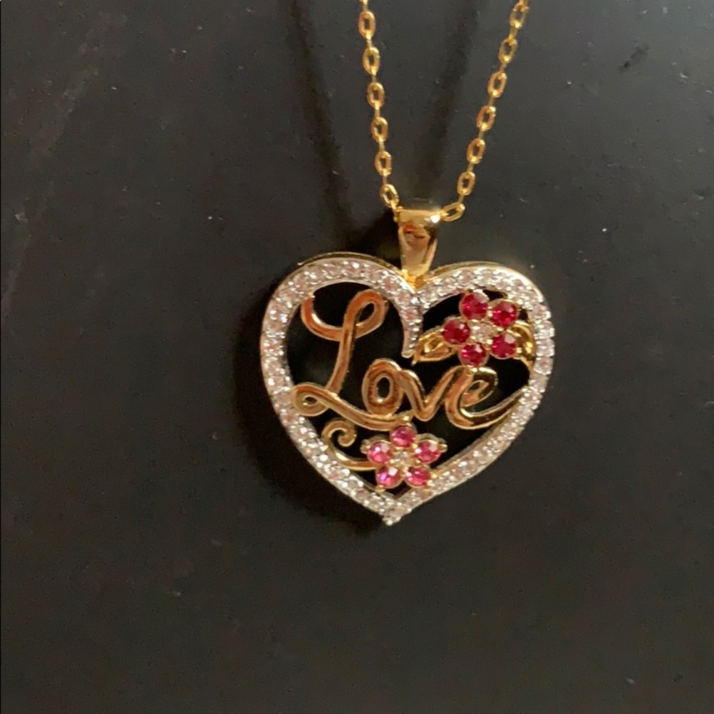Vintage JCM “Love” Heart Pendant ❤️Valentines Gift